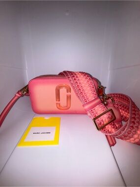 Marc Jacobs Pink Ombre Snapshot Camera Bag